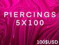 5 PIERCINGS PACKAGE
